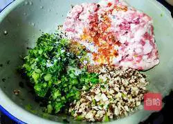 Illustration of how to make louvered meat 7