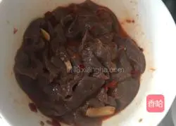 Illustration of how to make pork liver with pickled pepper 3