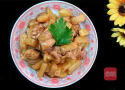 Illustration of how to make curry potato chicken nuggets 8