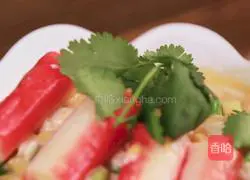 Illustration of how to make crab roe tofu 18