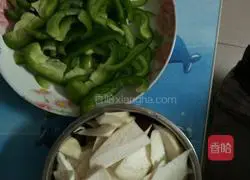 Illustration of how to stir-fry king oyster mushrooms 1