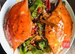 Illustration of how to make spicy swimming crab 4