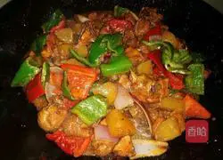 Illustration of how to make Sichuan-style chicken 12