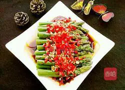 Illustration of how to make asparagus with oil 12