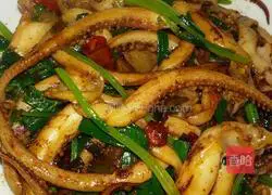 Illustration of how to cook squid tentacles in sauce 6