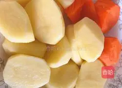 Illustration of Korean spicy chicken stew 2