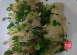 Illustration of the second way to eat a chicken (scallion chicken) 6