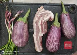 Illustration of Homemade Eggplant with Minced Meat 1