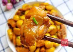 Illustration of how to make chestnut roasted chicken nuggets 18