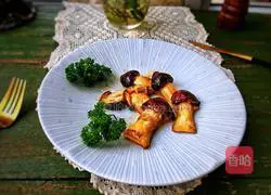 Illustration of how to fry matsutake in butter 10