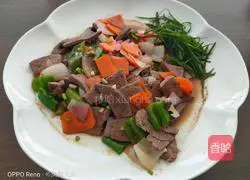 Illustration of how to stir-fry pork liver with onions 6