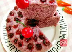 Illustration of how to make purple sweet potato cake 11
