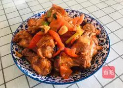 Illustration of braised chicken wing roots 13