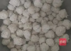 Illustration of how to cook chicken breast meatballs with water 6