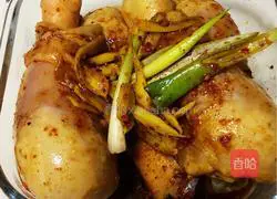 Fried Illustration of how to make chicken legs 3