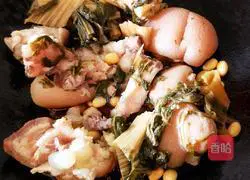 Illustration of roasted pig's trotters 10