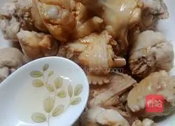  # steamed vegetables # Oil-free black bean sauce steamed wings illustration 4