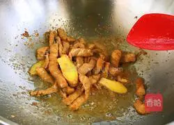 Illustration of how to make tenderloin and fried asparagus 7