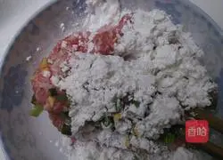 Illustration of making stuffed tofu 2