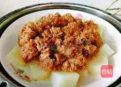 Illustration of how to steam beef tendon with potato powder 11