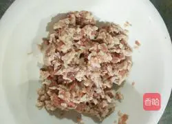 Illustration of how to make minced beans and beans 2