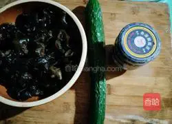  Illustration of how to make fried fungus with cucumber 2