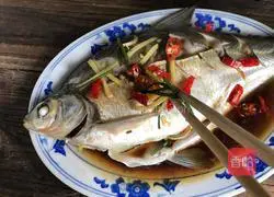 Illustration of steamed Wuchang fish 10