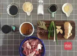 Illustration of how to make braised pork 1 