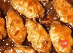 Illustration of how to make sauce-flavored chicken wings 16