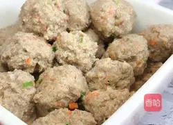 Illustration of how to make nutritious vegetables with beef balls 1