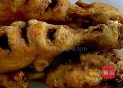 Lazy Fried Chicken Legs Illustration of how to do it 5