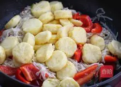 Illustration of how to cook Japanese tofu with enoki mushrooms 11