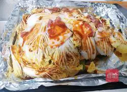 Roasted crucian carp (oven version) recipe illustration 5