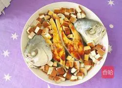 Illustration of how to make steamed fish with dried tofu 8