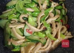 Illustration of stir-fried tripe 10