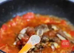 Illustration of how to make beef ribs stewed with tomatoes 17