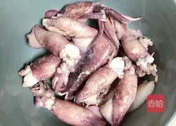 Illustration of how to make fried squid with soy sauce (10-minute quick dish) 3