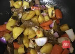 Potato beef Practice illustration 6