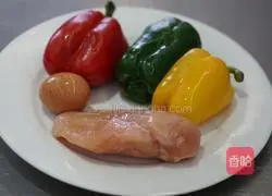 Illustration of how to make fried shredded chicken 1