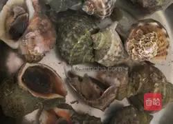 Illustration of how to make ginger conch 1