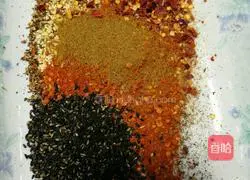 Illustration of street fried skewers 2