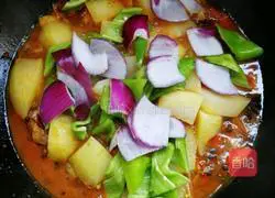 Illustration of home-cooked large plate chicken 10