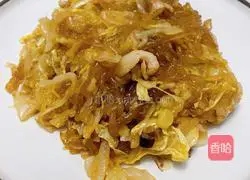 Pork belly stir-fried with sauerkraut vermicelli Practice illustration 10