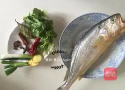 Illustration of Braised Yellow Croaker 1