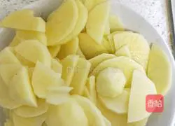 Illustration of how to make potato stewed Japanese melon 3