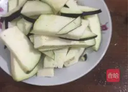 Illustration of how to make sauced eggplant 2