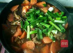 Illustration of carrot stewed mutton 20