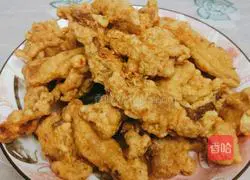 Illustration of how to make spicy short crispy pork 14