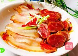 # steamed vegetables# Illustration of how to steam cured meat 5