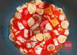 Illustration of making spicy hotpot (family version) 6